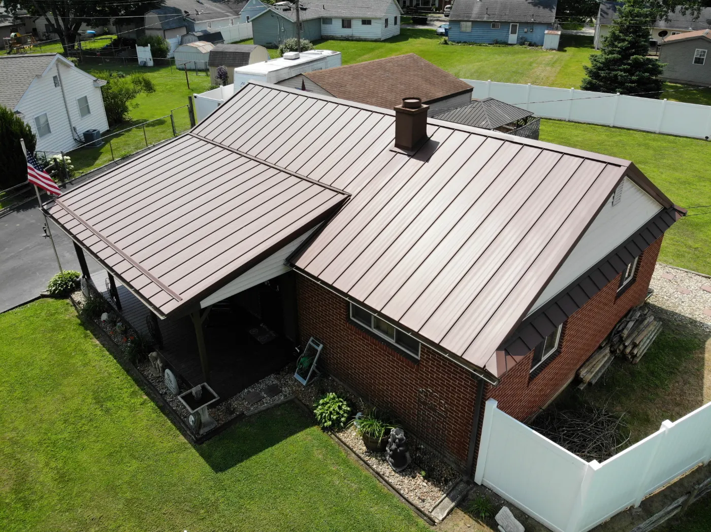 Commercial roof inspection documented in Arcadia